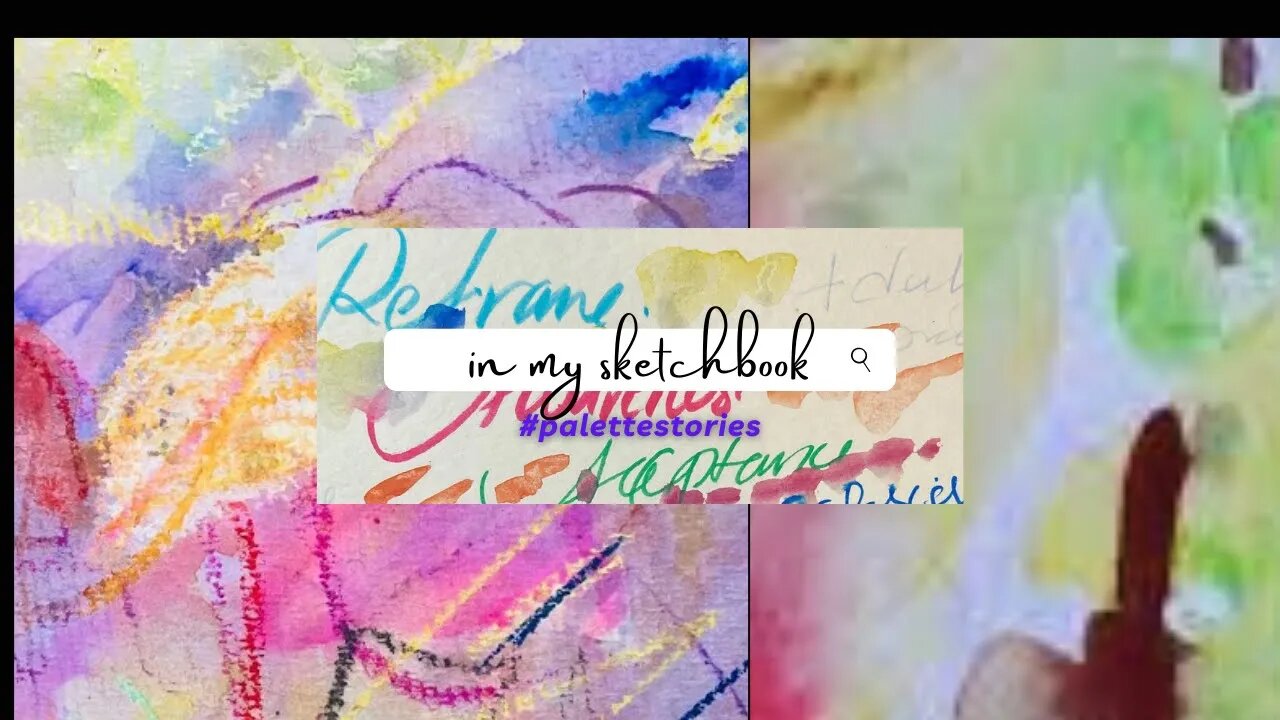 Exploring Palette Stories #inmysketchbook #100dayproject2023 #watercolor #slideshow