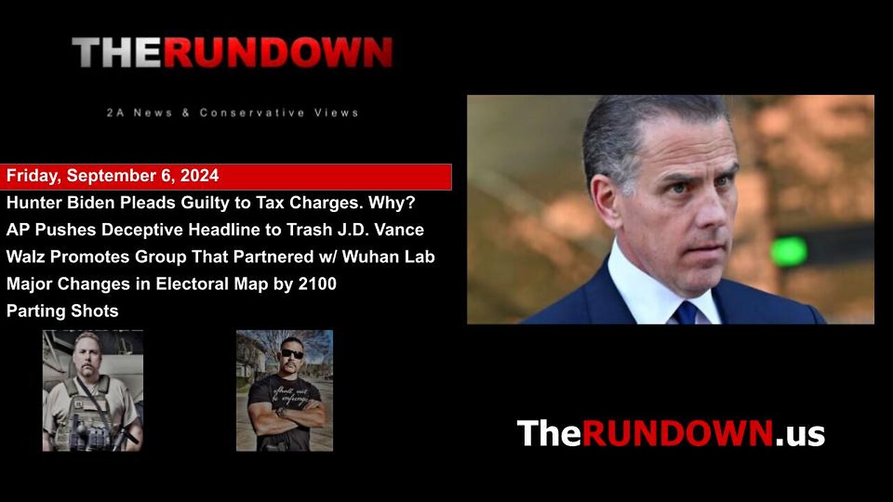 #782 - Hunter Biden Pleads Guilty to Tax Evasion? Was It To Cover Up a An Even Bigger Crime?