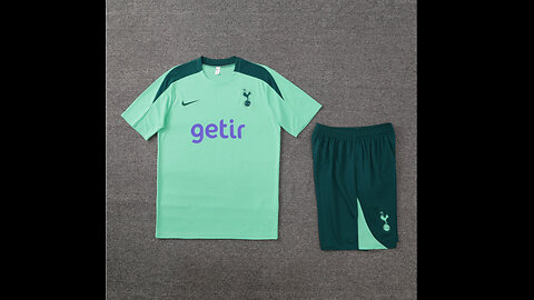 👉🏻⚽️2024/25 Tottenham Adult Green Short Sleeve Training Kit