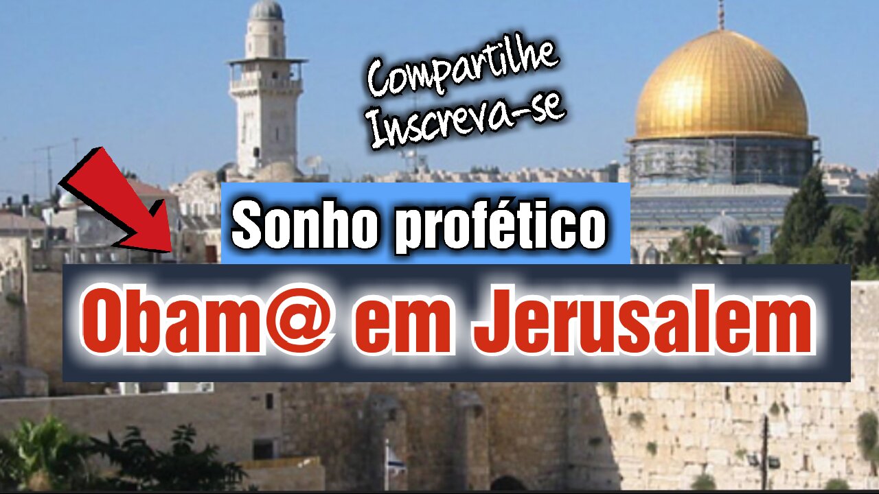 O.bam@ in Jerusalem🔺️ #prophecy #share #jesus #endtimes #rapture