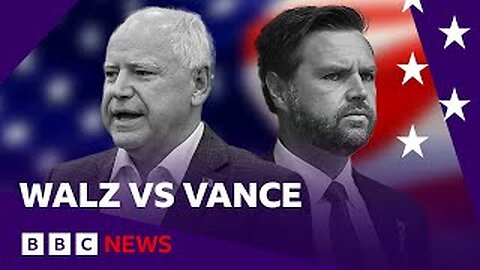 Tim Walz and JD Vance to face off in US VP debate | BBC News