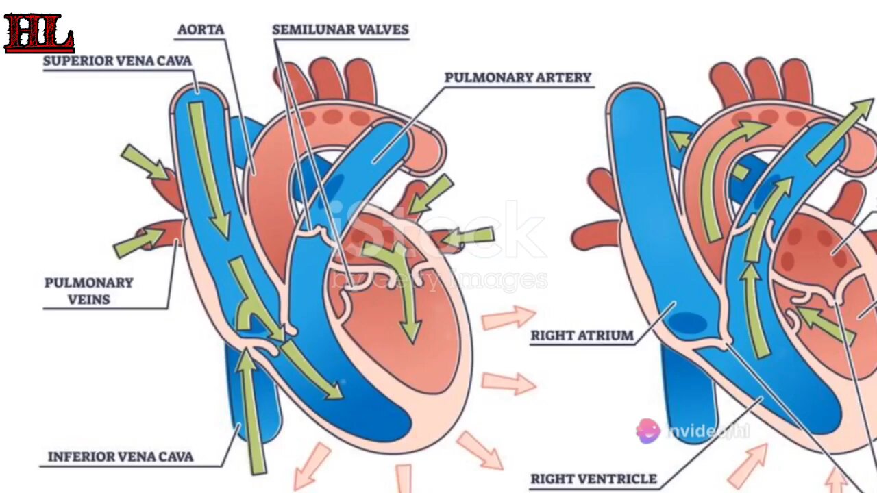 Human Heart Function, Mechanism, Blood Flow....