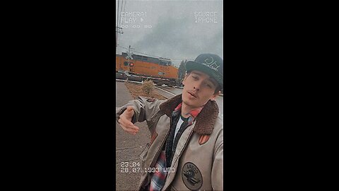 Yung Alone Chillin By The Train