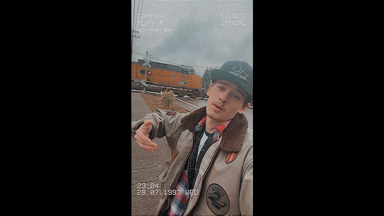 Yung Alone Chillin By The Train