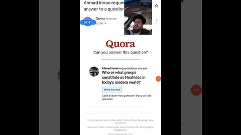 for Quora - who or what group are Noahides today?