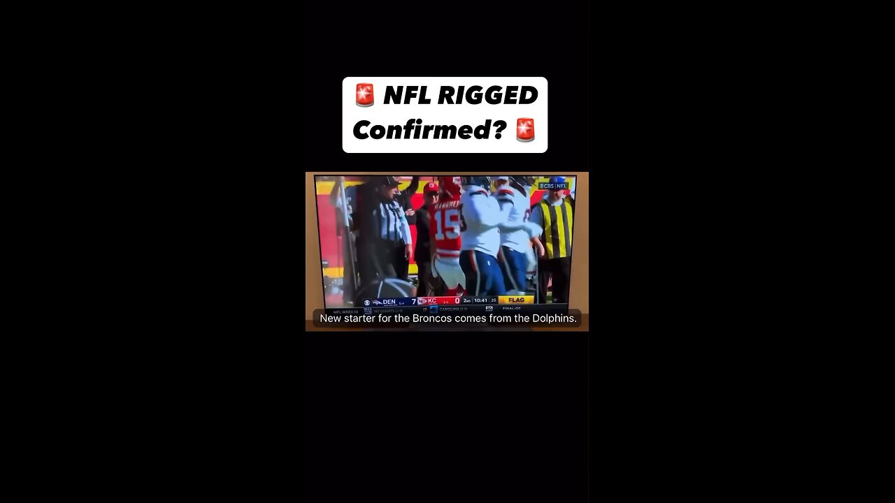 NFL Rigged?