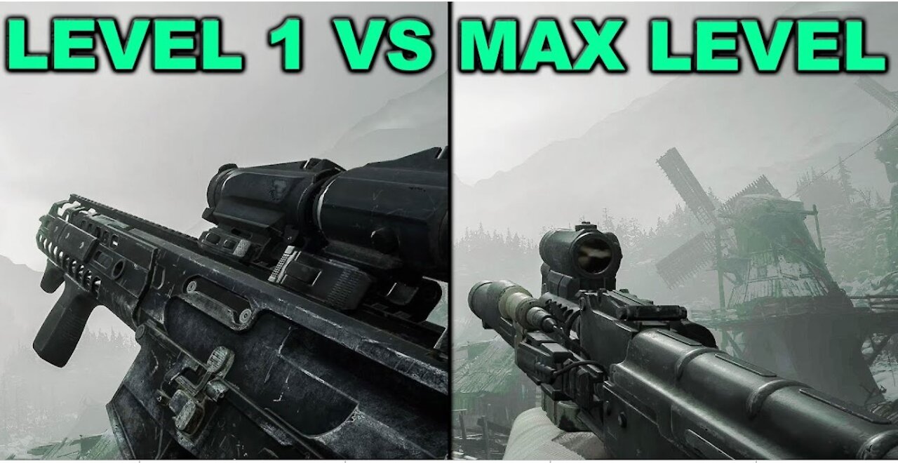 Resident Evil Village - All Assault Rifle Weapon Damage Comparison (LEVEL 1 VS MAX LEVEL)