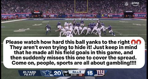 Rigged New York Giants vs Dallas Cowboys | There’s so much mockery even the announcers are laughing