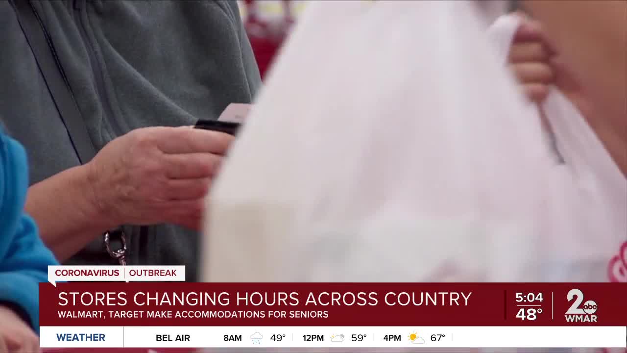 Stores changing hours across country