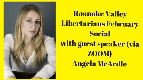 Angela McArdle speaks to the RVL