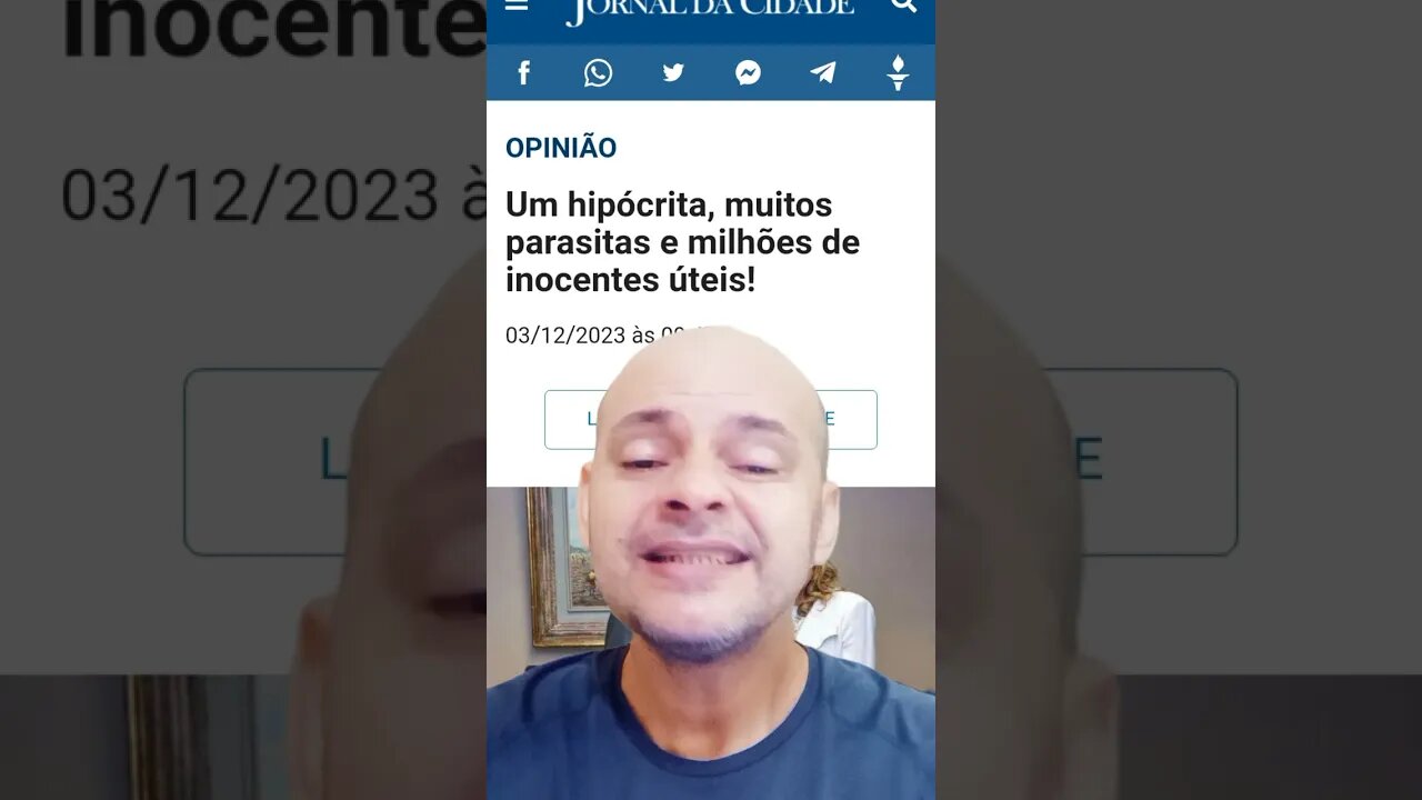 UM HIPÓCRITA MUITOS PARASITAS!