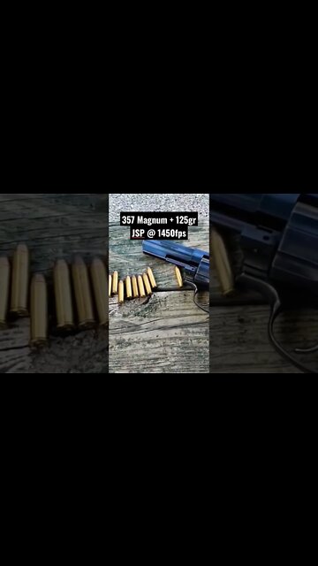 Shooting Ruger GP100 In 357 Magnum With Remington 125gr Jacketed Soft Point Ammo At 1450fps Velocity