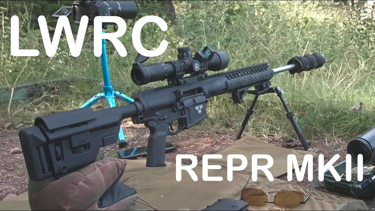 Is this the best designated marksman rifle? Suppressed LWRC REPR MKII 7.62 NATO at half a kilometer.