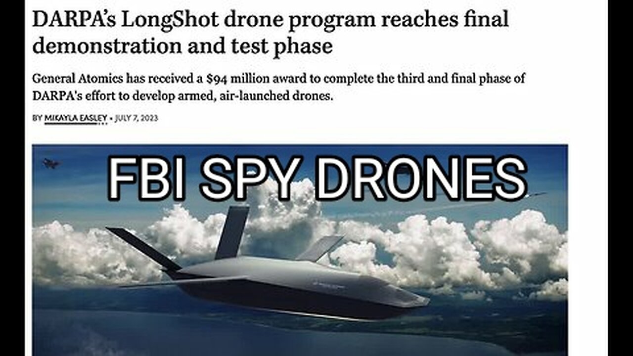 FBI Spy Drones Invade New Jersey. Lawmakers & FBI Lie. CA Has Had These Drones For 10 Years