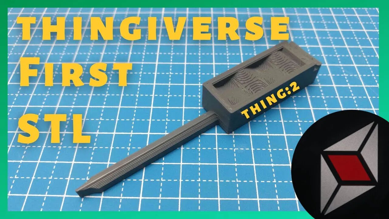 What was the first thing (STL) on Thingiverse?