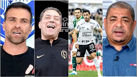 "NÃO DÁ PRA PENSAR TÃO PEQUENO! Cara, o Corinthians contra o Palmeiras..." OLHA esse DEBATE após 0x0