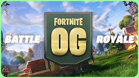 FORTNITE • OG • SOLO • ZERO BUILD