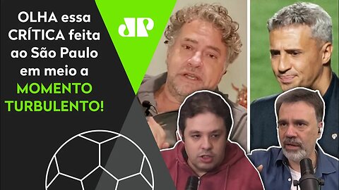 "Eu TENHO CERTEZA que isso foi coisa da DIRETORIA e não do Crespo!" OLHA essa CRÍTICA ao São Paulo!