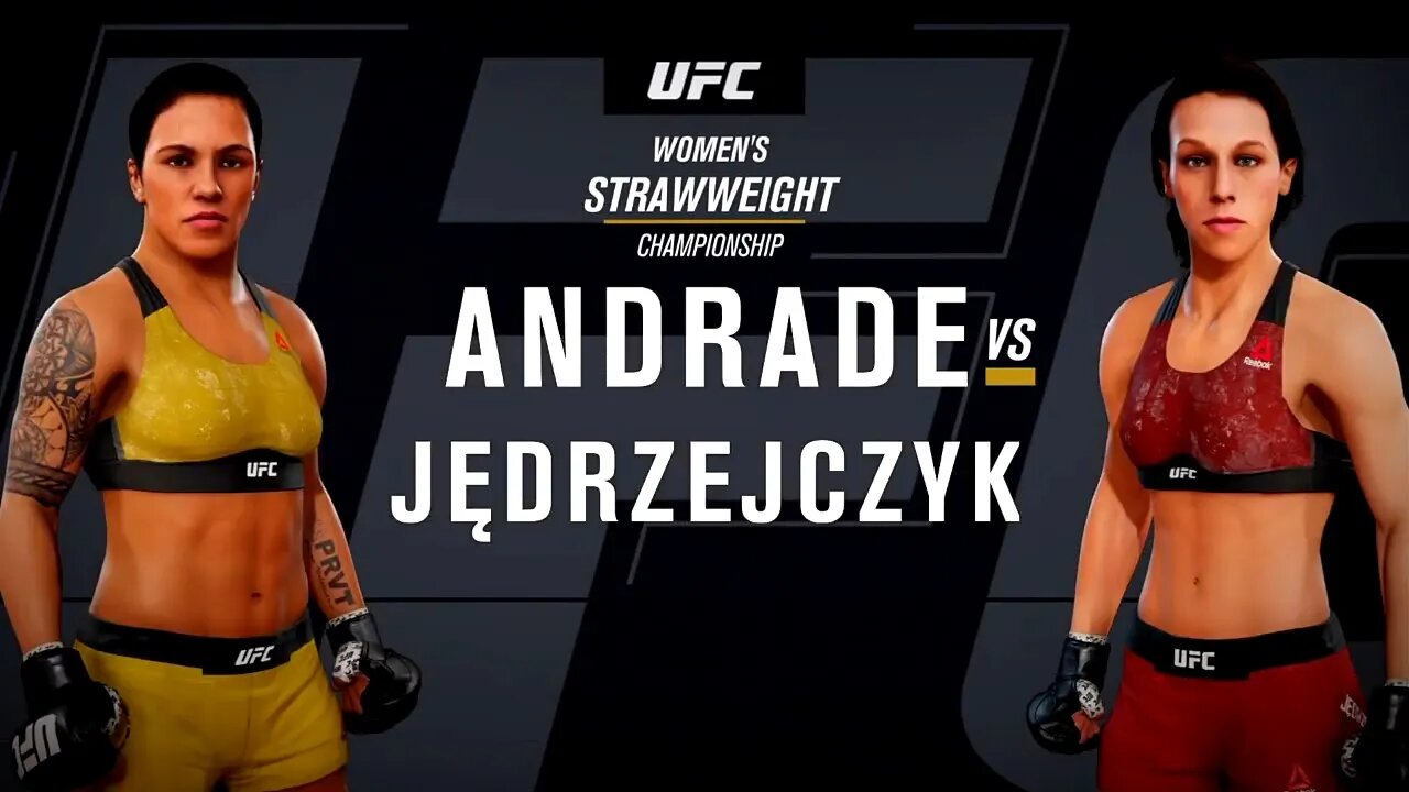 EA Sports UFC 3 Gameplay Joanna Jędrzejczyk vs Jessica Andrade