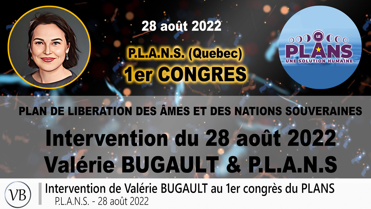 81 - Intervention de Valérie BUGAULT lors du 1er Congrès du P.L.A.N.S (Quebec)