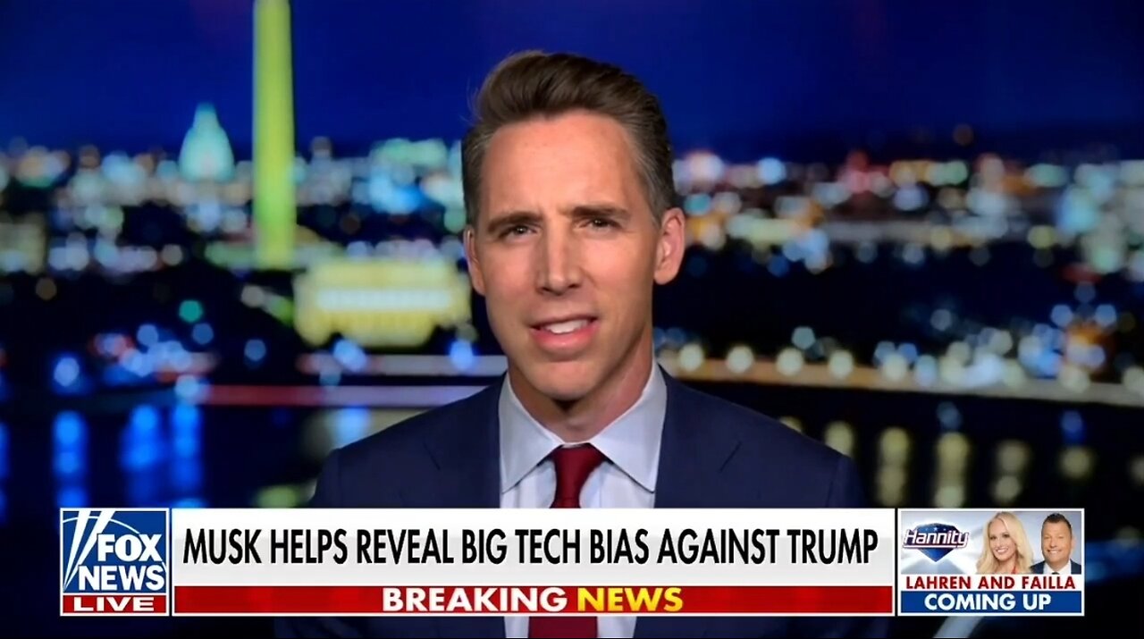 Sen Josh Hawley: Big Tech Is Back To Its Old Tricks