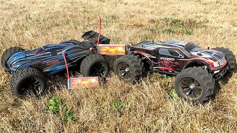 JLB Racing Cheetah Brushless 4x4 RC Truggy & Monster Truck Bashing & Floureon Lipo Battery Review