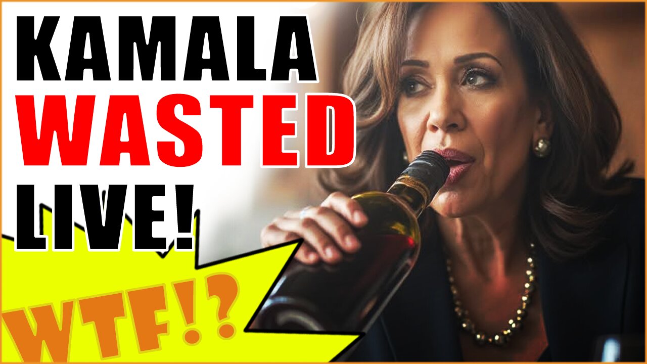 Kamala Harris WASTED DRUNK on CAMERA in Front of DNC Staff!?