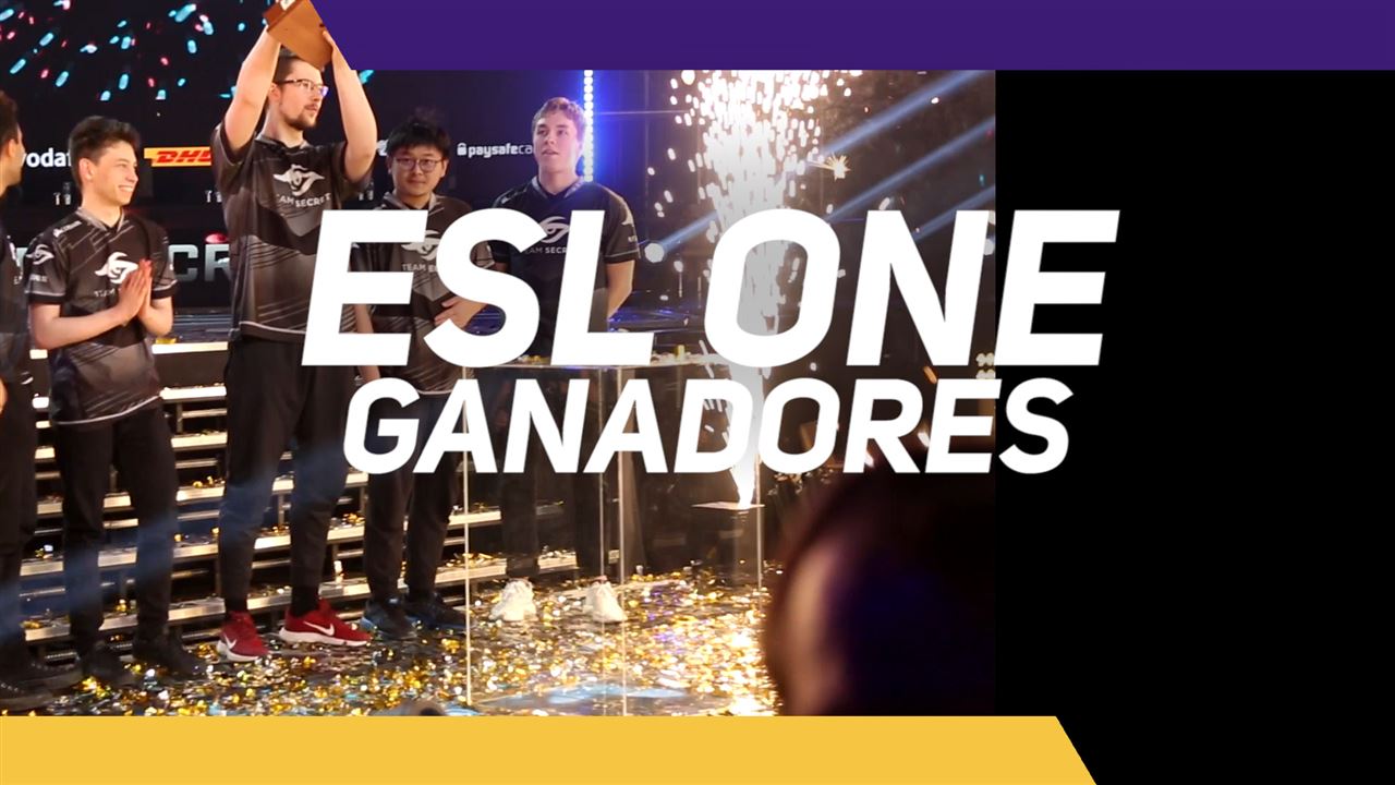 ¡Los ganadores del ESL One!