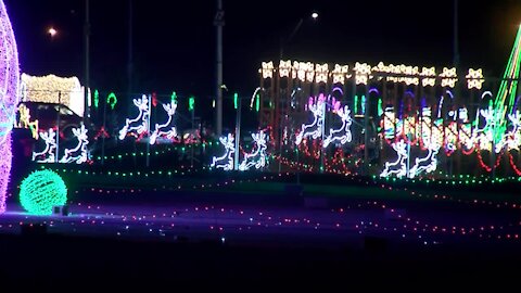 Werner Park Hosts Santa's Rock n Lights