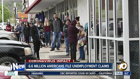 6.6 Million Americans file unemployment claims