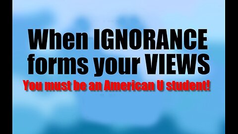 The astounding level of ignorance and corruption in protesting (for PAY) US students!