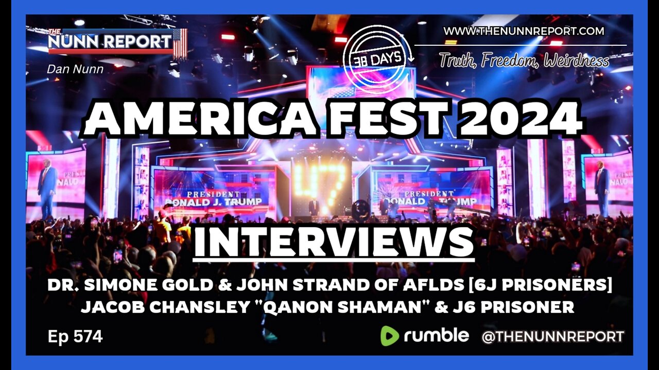 [Ep 574] AmFest w/ Dr. Simone Gold & John Strand of AFLDS Interviews & More!