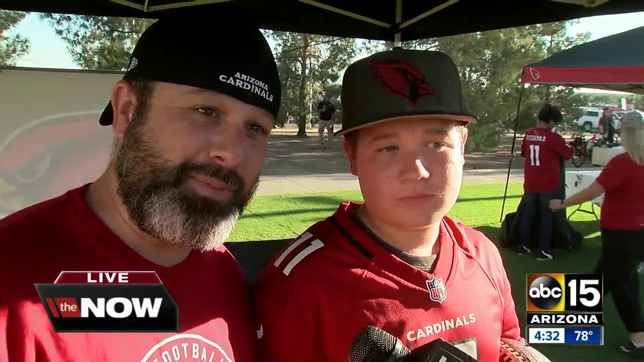 Fans come on out for Thursday night Arizona Cardinals game