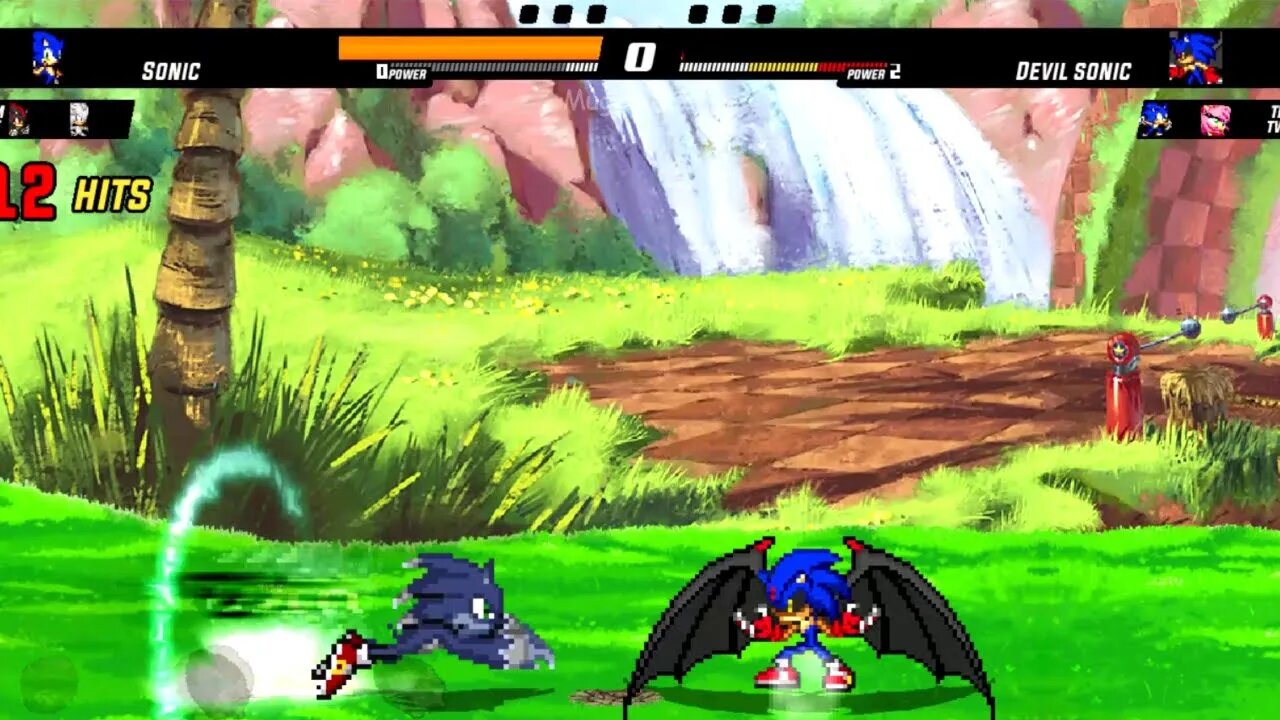 Sonic all forms & Shadow VS Devil Sonic & Symbiote Amy Rose & Pink Sonic I Sonic Mugen