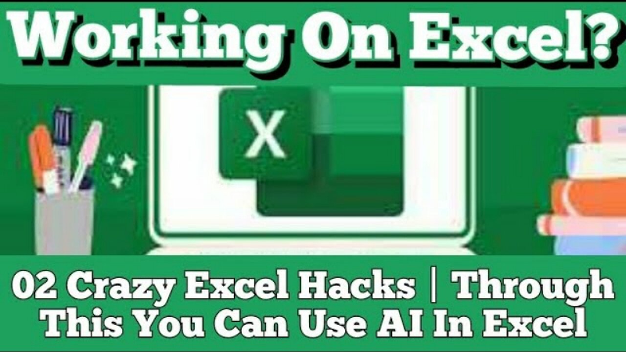 Working On Excel? 02 Crazy Excel Hacks | Through This You Can Use AI In Excel