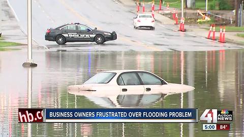 Business owners frustrated over repeat flooding problem