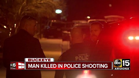 uspect dies after officer-involved shooting in Acacia Crossing neighborhood in Buckeye