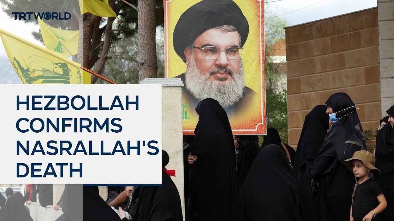 Hezbollah Confirms Death Of Leader Hassan Nasrallah by TRT World