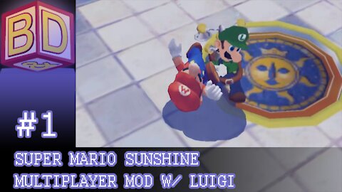 Super Mario Sunshine Multiplayer Mod With Luigi - Part 1 [Parody]