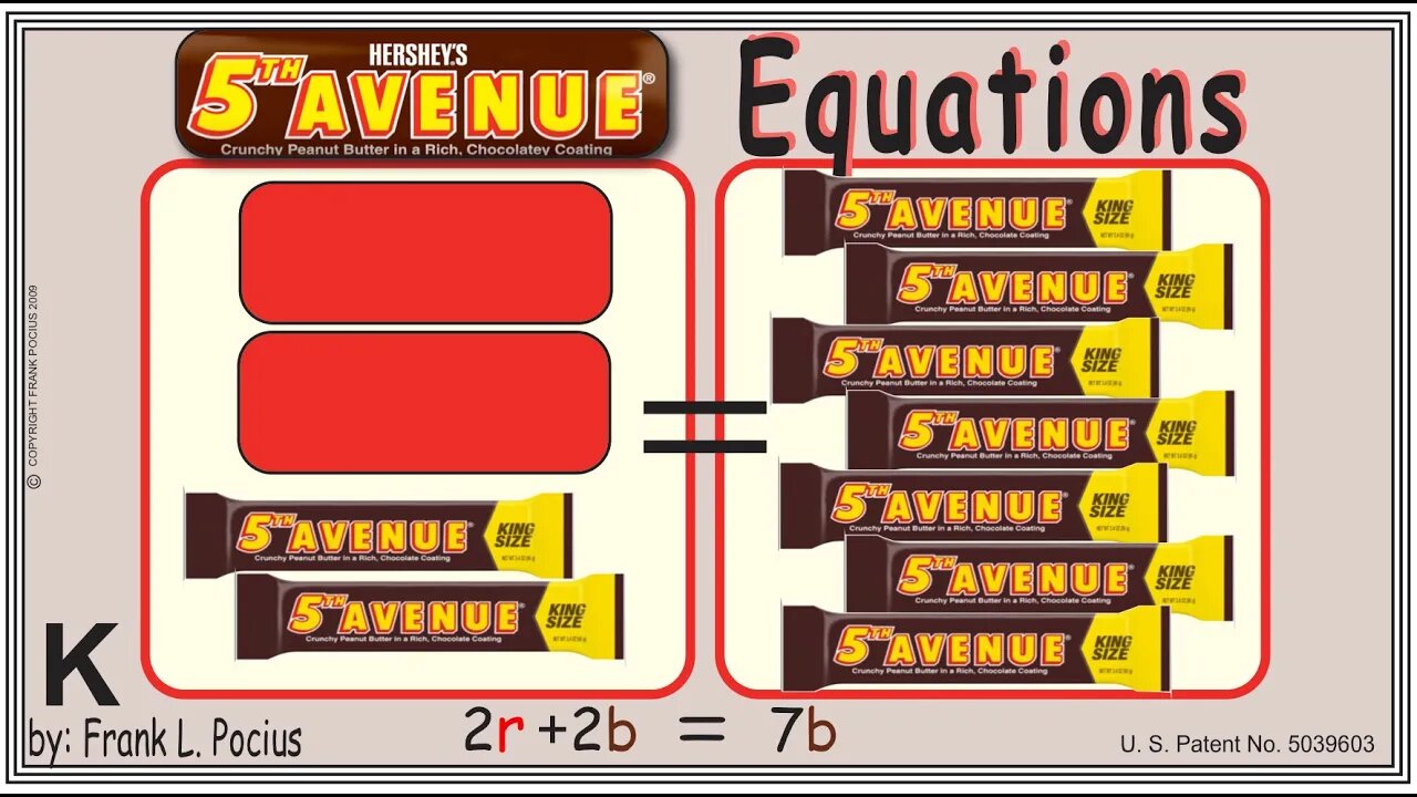 VISUAL FIFTH AVENUE 2r+2b=7b EQUATION _ SOLVING BASIC EQUATIONS _ SOLVING BASIC WORD PROBLEMS