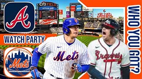 Atlanta Braves vs New York Mets | Live Play by Play & Reaction Stream 3D Sim | MLB 2024 Game 101