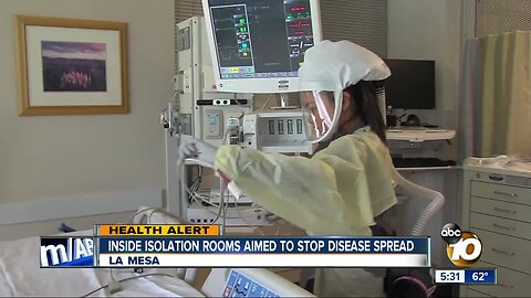 Inside isolation rooms aimed at stopping disease spread