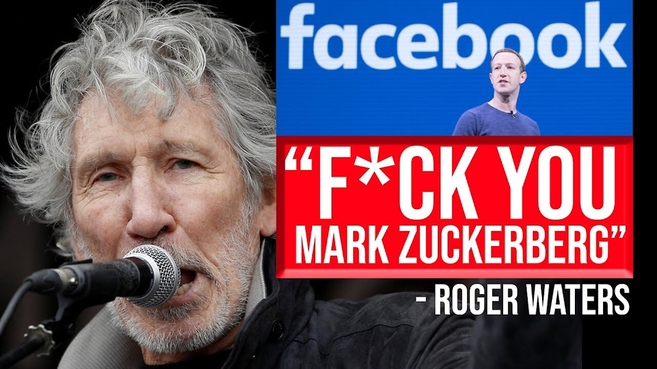 Roger Waters: F*CK YOU, ZUCKERBERG⚡️