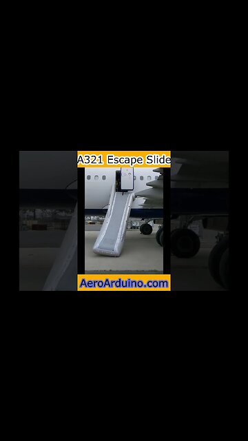 Watch #Airbus #A321 Emergency Escape #Flying #Aviation #AeroArduino