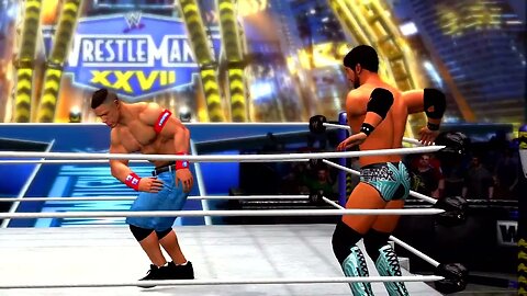 WWE '12 Gameplay John Cena vs Justin Gabriel