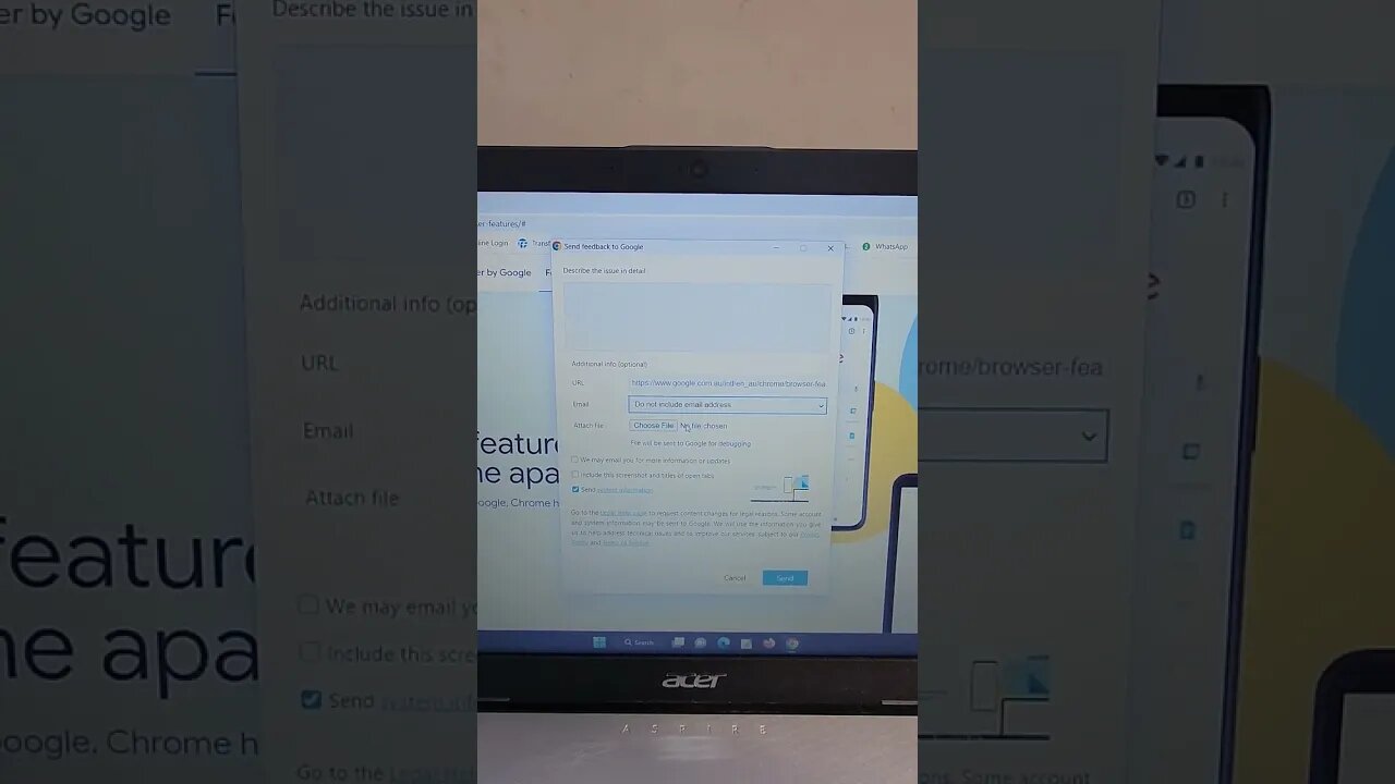 Send feedback to google #shorts #youtubeshorts #viral
