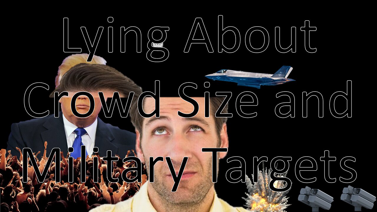 Lying About a Crowd Size and Military Targets | Liberals "Think" (08/21/24)