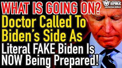 What Is Going On - Doctor Called To Biden’s Side As Literal FAKE Biden Is NOW Being..- 7/9/24..