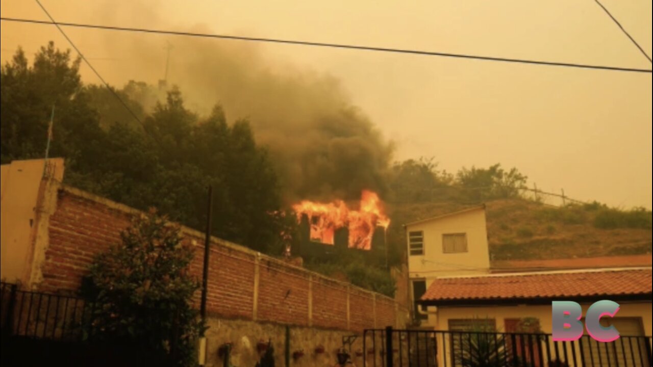 Chile forest fires kill at least 64 as president says death toll is likely to rise