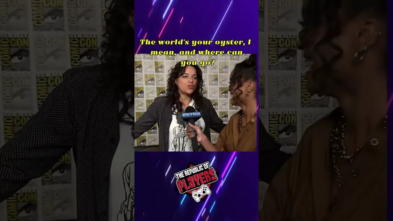 Michelle Rodriguez Has Everyone Laughing - And We've Got the Clip to Prove It! #fastx #marvel